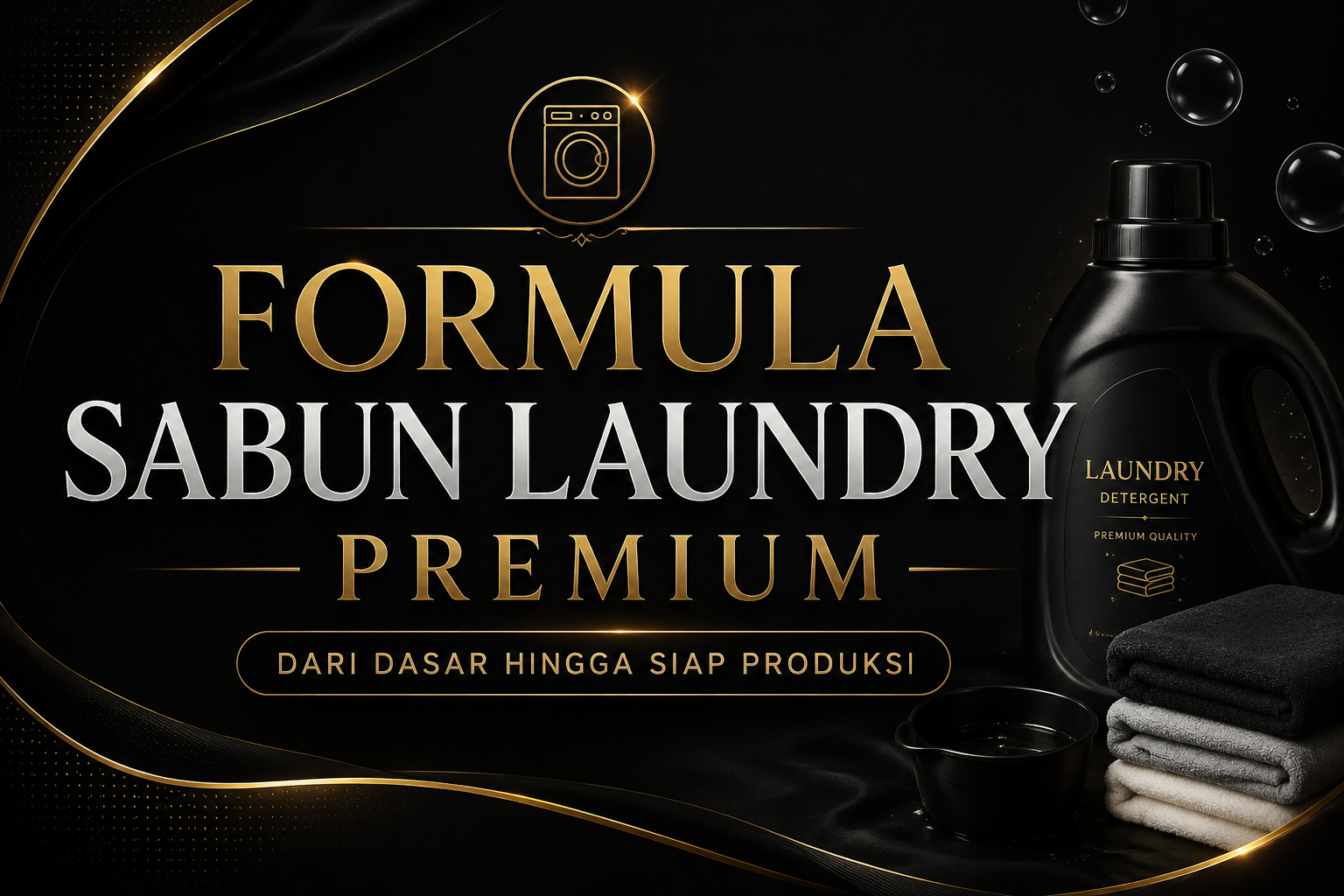 Formula Sabun Laundry Premium – Dari Dasar Hingga Siap Produksi