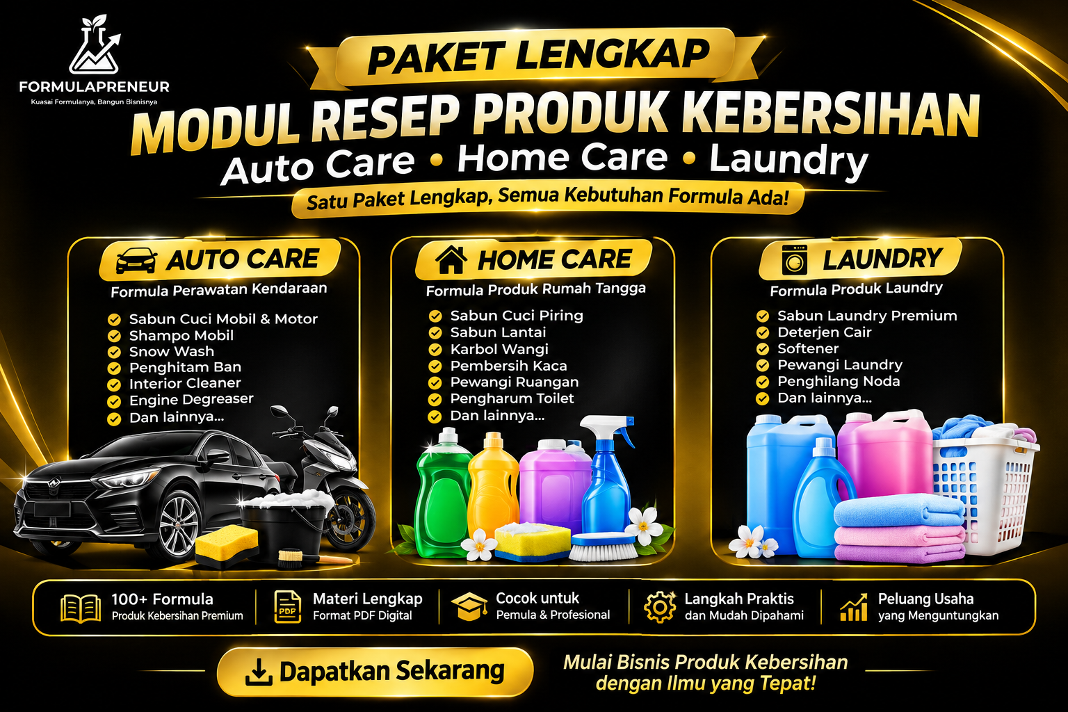 PAKET LENGKAP MODUL RESEP KEBERSIHAN